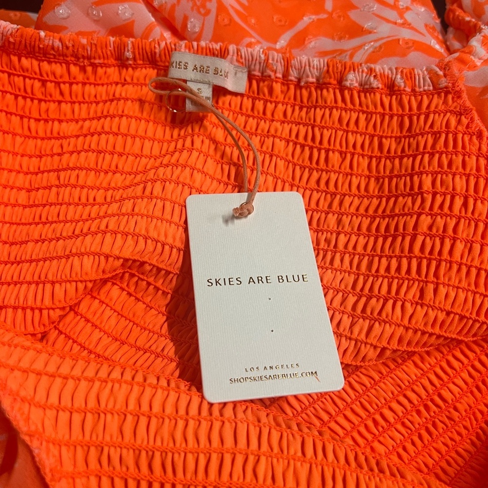 ⭐️⭐️HP ⭐️⭐️Skies Are Blue Apricot Lane dress - Picture 10 of 15